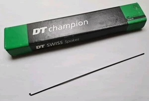 DT Swiss DT Champion J-Bend Spoke 2.0 x 298mm S 6.2mm 14 gauge Black - Picture 1 of 6