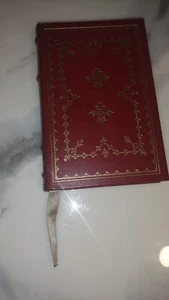 Franklin Library Edgar Allan Poe Poems & Essays 1977 Leather Limited Book Red - Picture 1 of 6