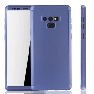 Etui Komórka Ochrona do Samsung Galaxy Note 9 Full Case Cover Ochrona wyświetlacza Niebieskie - Zdjęcie 1 z 4
