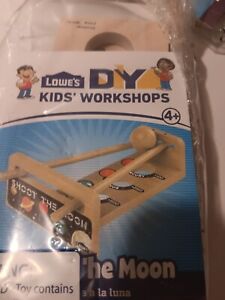 Lowe's Shoot For The Moon Workshop Build and Grow DIY kids kit with patch New