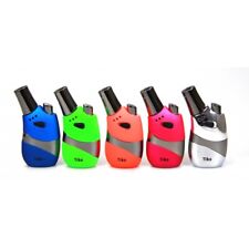 Strong Single JET Blow Torch Refillable Lighter in Fluro Colours - Tiko TK1019F