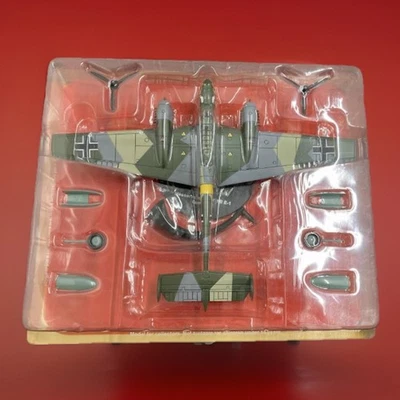Die Cast Messerschmitt Bf110 W.W.II Aircraft Collection Fighter 1/72 #51 - Image 1 of 2