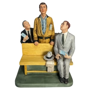 Rare Norman Rockwell Freedom Of Speech Figurine Limited Edition Porcelain 1982  - Picture 1 of 13