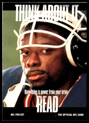 1991 Pro Set #373A Carl Banks/Read (Small type on back) New York Giants - Image 1 of 2