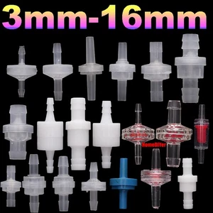 3mm to 20mm Plastic Check Valve One Way Non-Return Valves Hose Oil Gas Water Air - Picture 1 of 51