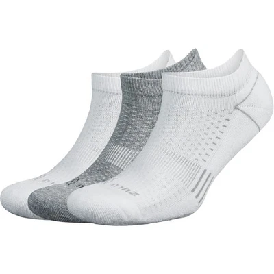 Balega Zulu No Show Running Socks 3-Pack - White/Multi - Image 1 of 2