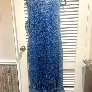 Shoshana NWT Blue elegant and boho chic dress  Lace lined Size 12 - Picture 1 of 7