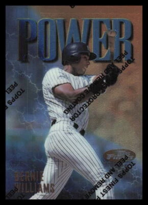 1997 Topps Finest Power #45 Bernie Williams  New York Yankees - Image 1 of 2