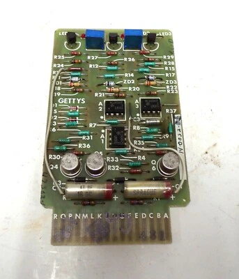 GETTYS, SERVO CONTROL CARD, 14-0032-05, REV. D - Image 1 of 3