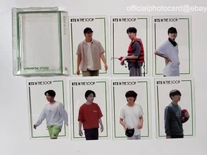 Tarjeta fotográfica oficial BTS IN THE SOOP TRANSPARENTE Jungkook V Jimin Suga Jin RM - Imagen 1 de 9