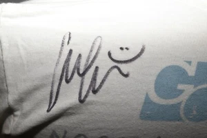 T-Shirt Greyson Chance 2011 Tour signiert Jugend Large weiß - Bild 1 von 3