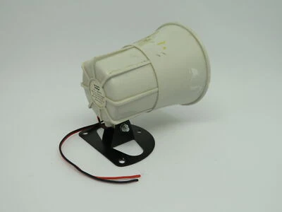 DSC SD-20WS Single Tone Siren 6-12VDC 20W 500mA 110dB *STAINED* USED - Image 1 of 4