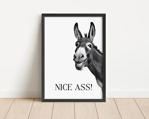 Póster de arte divertido de pared minimalista con impresión de baño inodoro hogar cuadro arte póster - Imagen 1 de 8