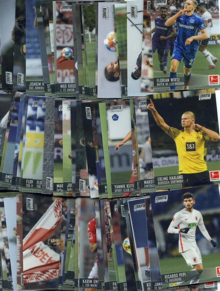2021-22 Topps Stadium Club Chrome Bundesliga PICK YOUR CARD for Base Set Vet, RC - Image 1 of 1