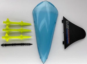 1988 G.I. JOE Phantom X-19 Ghost Rider Stealth Fighter Jet PARTS LOT Windshield - Picture 1 of 15