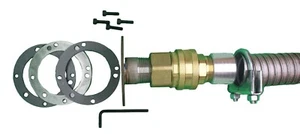 GenExhaust für Champion #90 3Loch oder 4Loch 1,5" GALV Stahlrohr 2' L, Quick Disc - Bild 1 von 6
