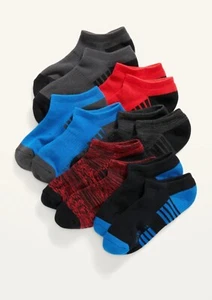 Old Navy Kids Gender-Neutral Go-Dry Ankle Socks 6-Pack Size Medium Large - Picture 1 of 1