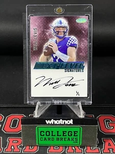 Will Levis 2023 1/1 automático en tarjeta Next Level Sage Signatures Titans Kentucky CCB* - Imagen 1 de 2