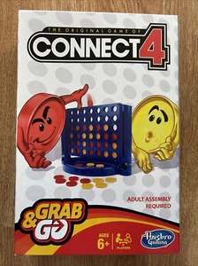 Connect 4 Four In A Row Red Yellow Games Hasbro Original Board Game Travel New - Picture 1 of 5