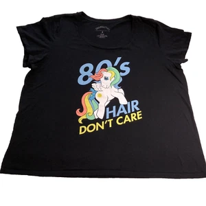 T-shirt donna Torrid 5 5x 28 nera My Little Pony anni 80 non cura capelli arcobaleno cruscotto - Foto 1 di 6