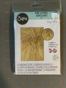 Sizzix- Fallen Leaves 3D Embossing folder #664504 by Georgie Evans - Picture 1 of 2