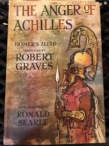 The Anger of Achilles Homer Robert Graves 1st ed. HCDJ 1959 Book - Imagen 1 de 8