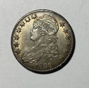 1829 Capped Bust Half Dollar Choice Original AU++ - Bild 1 von 8