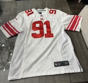 Preowned Nike NFL New York NY Giants #91 Justin Tuck Jersey Men’s Large