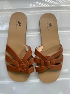 Sandalia de mujer Naughty Monkey bronceado beige talla 7 zapatos informales adultos - Imagen 1 de 5
