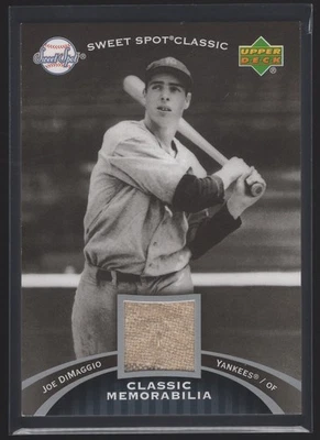 Joe DiMaggio 2007 Sweet Spot Classic Memorabilia #CM-JD Game Used Pinstripe — 第 1/2 张图片