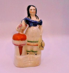 Antique Staffordshire Pottery "Princess" Figurine - Picture 1 of 3