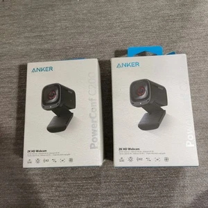 Anker PowerConf C200 2K Webcam - Black (A3369) - Brand New - Photo 1/8