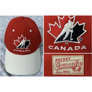 Team Canada Hockey Team Fanatics nicht verstellbar FlexFit M/L Medium Large NEU ohne Etikett - Bild 1 von 10