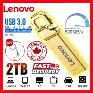 USB 3.2 Flash Drive Type-C 2TB 1TB 512GB Metal Waterproof High Speed Mini Stick - Picture 1 of 8