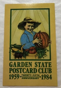 Garden State Postcard Club 25th Anniversary 1959-1984. Postcard (P2) - Picture 1 of 2