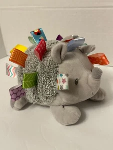 Juguete de peluche Mary Meyer Taggies gris jaspeado erizo 8" - Imagen 1 de 12