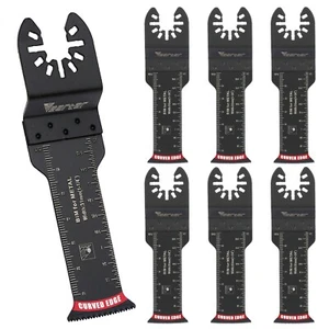 7 teiliges Set Bi-Metall oszillierendes Sägeblatt 31 mm MultiTool Sägeblatt Set - Bild 1 von 7