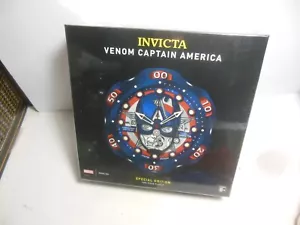 NEW Sealed Invicta Watch Marvel 1000 Piece Jigsaw Puzzle Venom Captain America - Picture 1 of 3