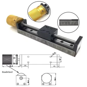Manueller Linear Guide Stage Mini Slide Table Actuator mit Handrad für CNC-Fräse - Bild 1 von 10