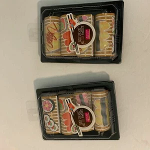 Fashion Angels Sushi Stickers 2 Packs of 4 Rolls Stickers Fun New - Picture 1 of 4