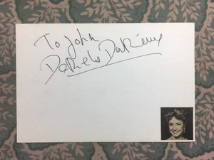 Danielle Darrieux - 8 Women - Mayerling - A Room in Town - Autographed 1966 - Picture 1 of 2