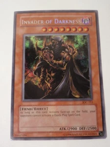Yugioh IOC-111 Invader of Darkness Secret Rare Card HP - Picture 1 of 6