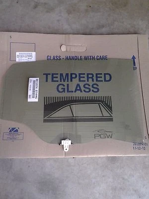 2013-2016 DODGE DART 4 SEDAN RIGHT REAR PASSENGER SIDE DOOR GLASS DD12074GTY - Image 1 of 2