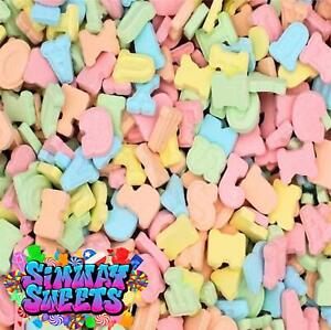 ABC Chalky Letters Pick N Mix Sweets Alphabet Candy Retro Fruity