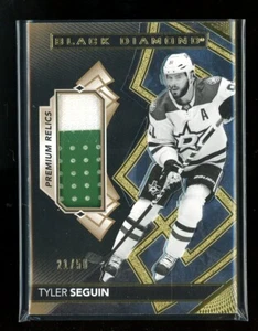 2020-21 Black Diamond Pure Black Premium Relics #BDBTS Tyler Seguin 21/50 - Picture 1 of 2