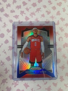 2019-20 Panini Prizm - Red White & Blue Prizm #182 Russell Westbrook - Picture 1 of 2
