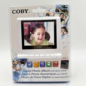 NEW COBY DP356 Digital Photo Album/Alarm Clock/Plays MP3 & WMA Music - Picture 1 of 7