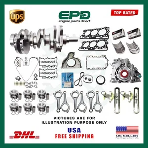 FORGED CRANKSHAFT + OIL PUMP & ENGINE REBUILD KIT FOR LAND ROVER 306DT 3.0L TDV6 - Picture 1 of 1
