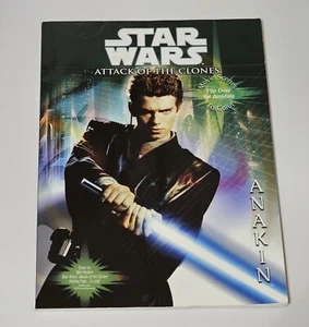 Star Wars Attack of the Clones Movie Scenes Flip Over Coloring Book OOP - Picture 1 of 2