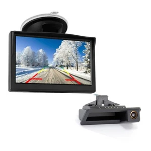 5" Car Monitor Handle Fisheye Lens AHD Backup Camera For BMW 3/5 Series X5 X6 - Picture 1 of 23